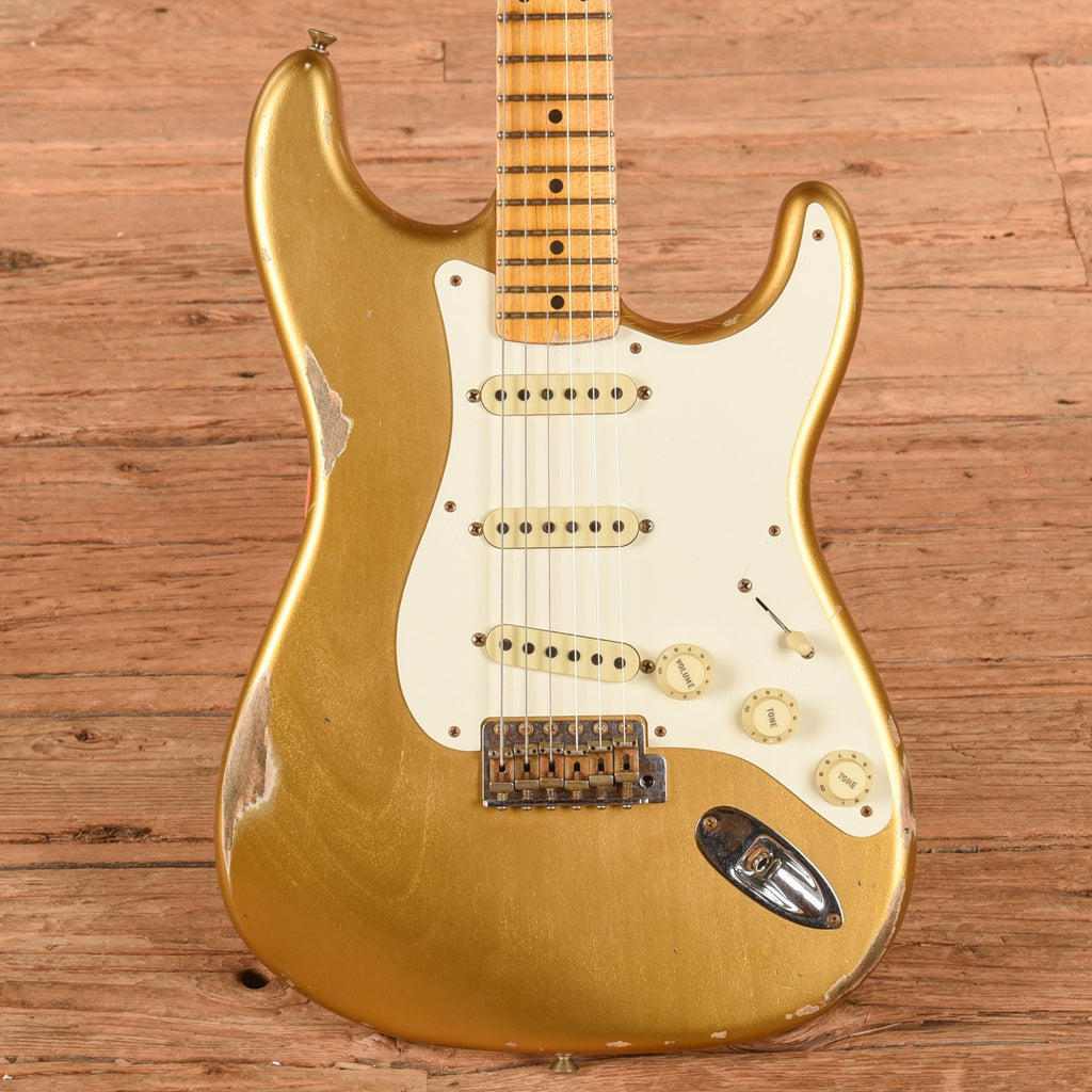 Fender Custom Shop '57 Stratocaster Relic HLE Gold 2021 - MUSICTONER
