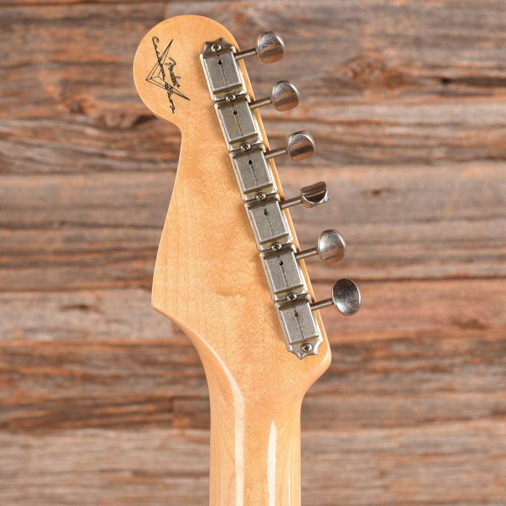 Fender Custom Shop '60 Stratocaster Journeyman Relic Olympic White 2023 - Angle 7 | MUSICTONER