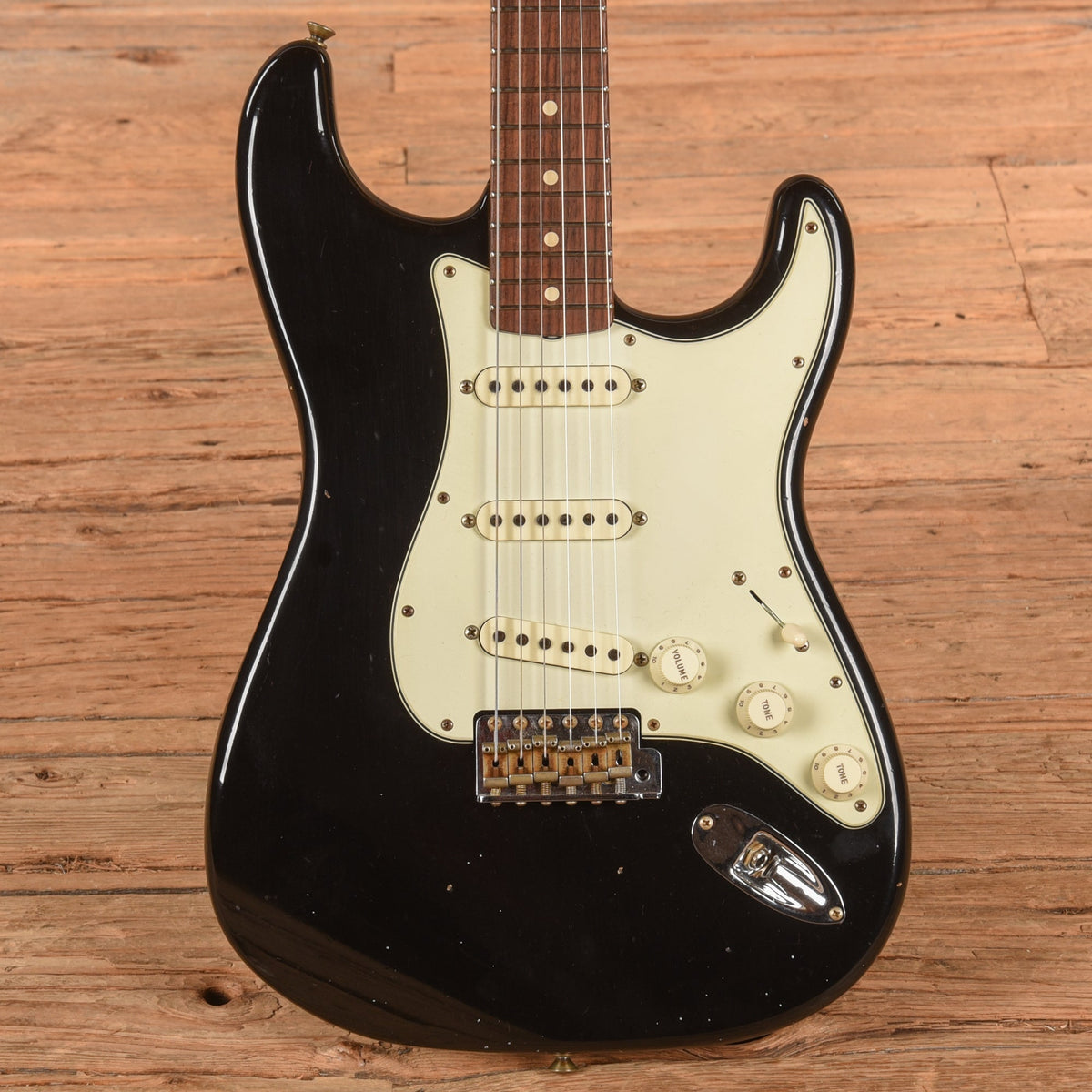 Fender Custom Shop '63 Stratocaster Reissue Journeyman Relic Black 2022 - MUSICTONER