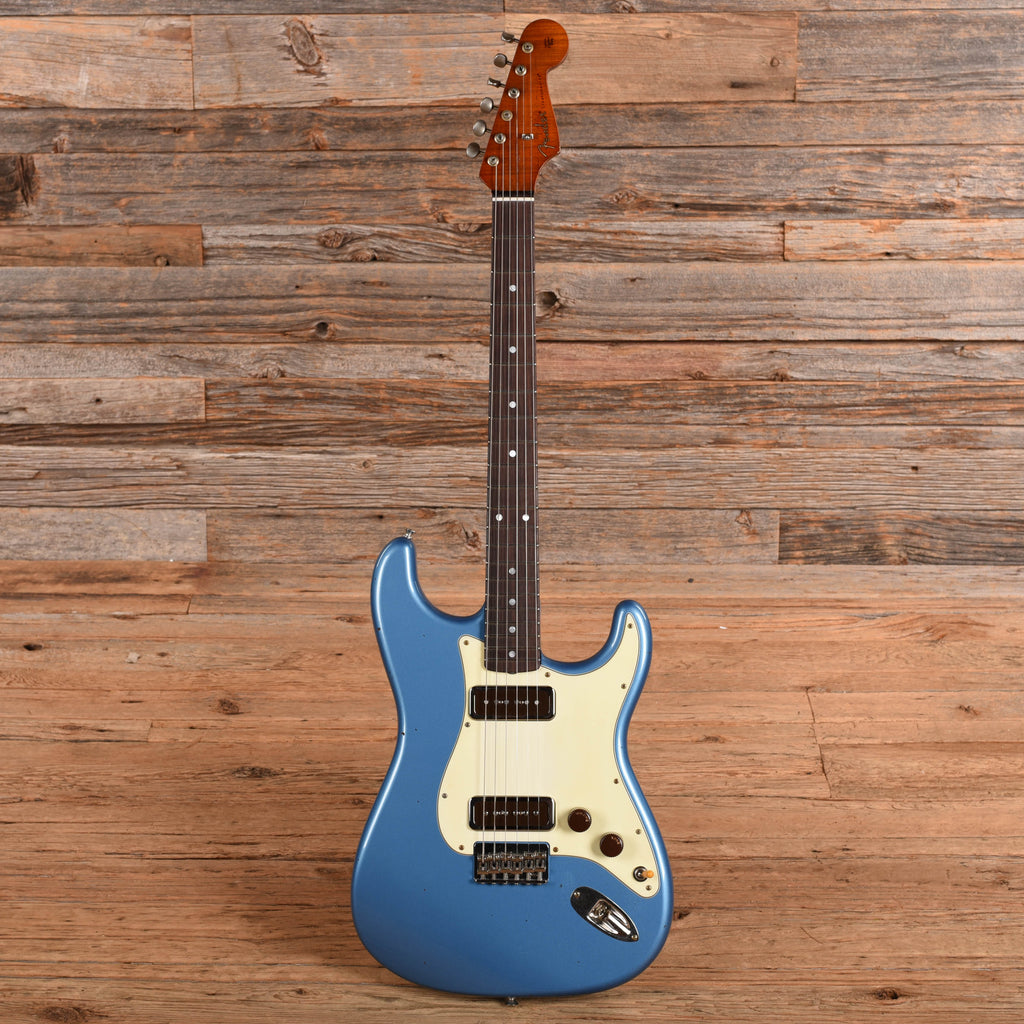 Fender Custom Shop Areil Posen Signature Stratocaster Relic Lake Placid Blue 2025 - Angle 4 | MUSICTONER