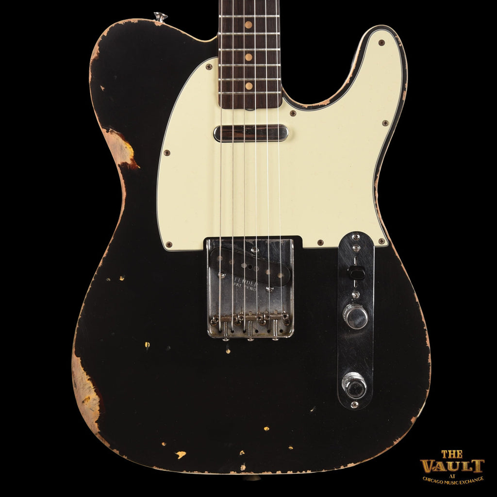 Fender Esquire Custom Black Refin 1963 - MUSICTONER