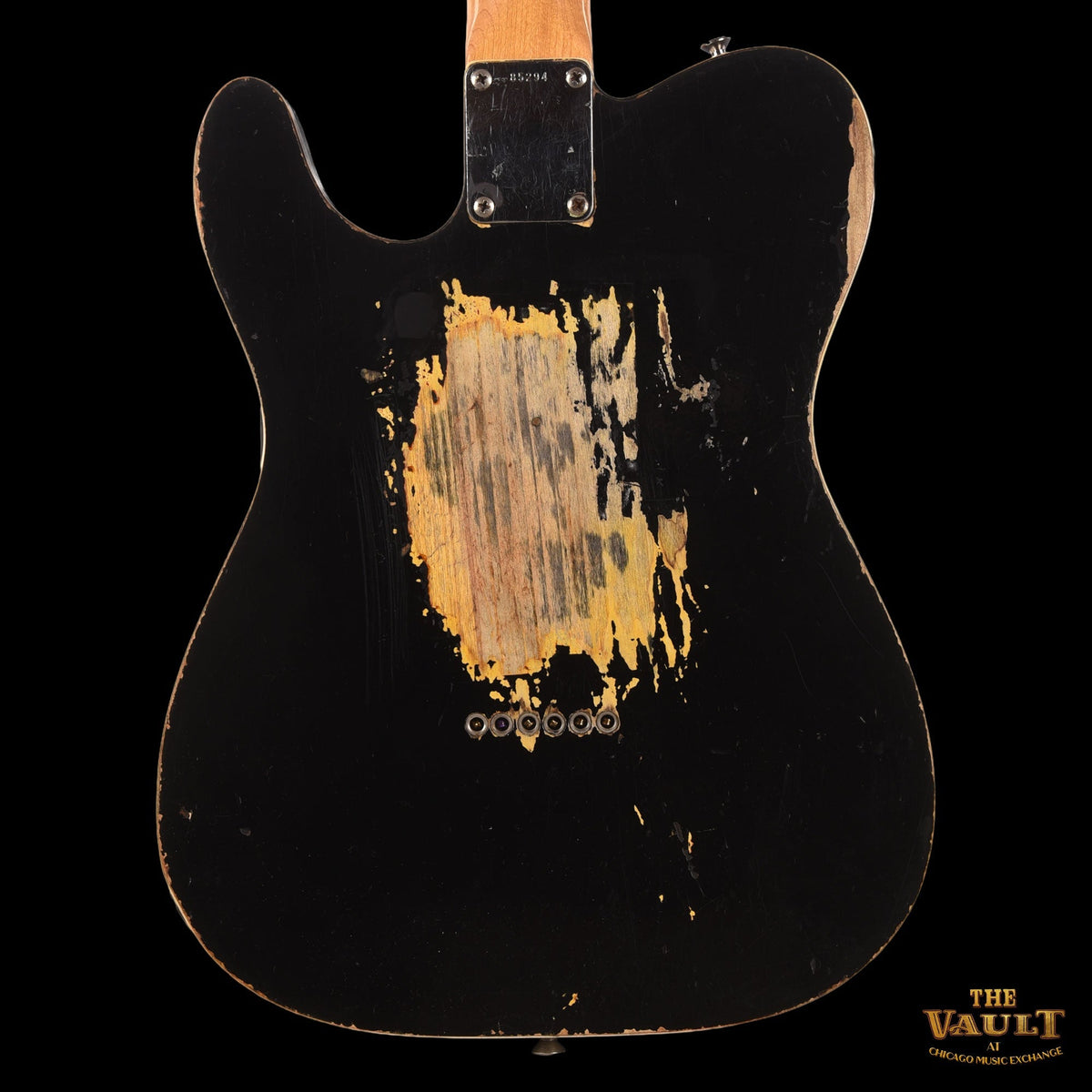 Fender Esquire Custom Black Refin 1963 - Angle 3 | MUSICTONER