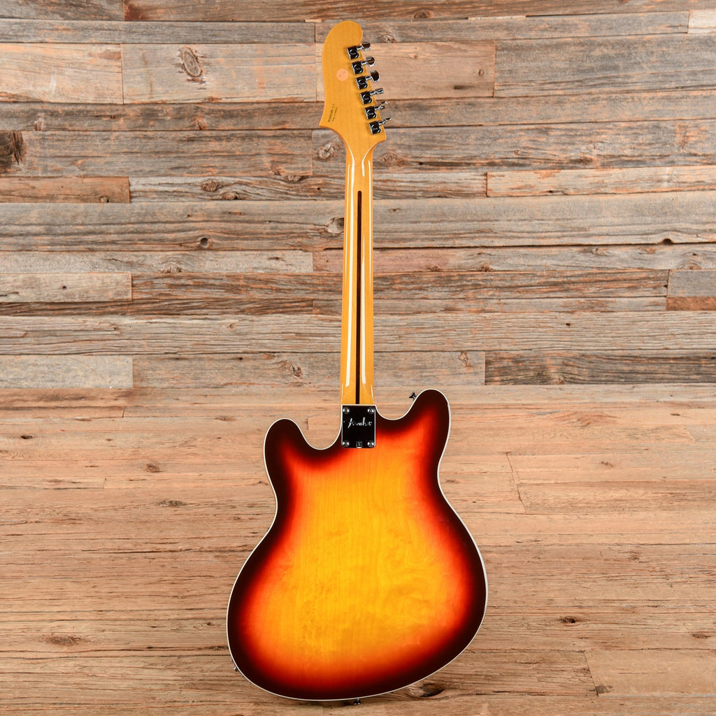 Fender Modern Player Starcaster Aged Cherry Burst 2014 - Angle 5 | MUSICTONER