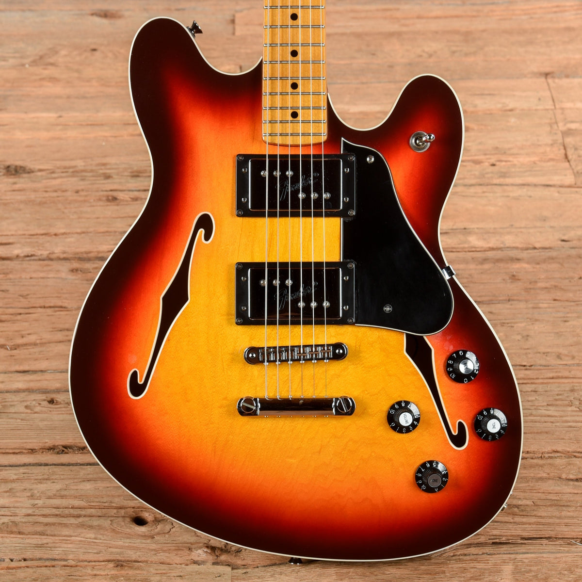 Fender Modern Player Starcaster Aged Cherry Burst 2014 - MUSICTONER