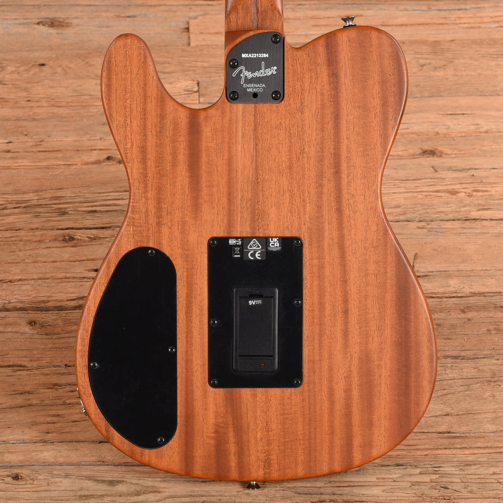 Fender Player Acoustasonic Telecaster White 2022 - Angle 3 | MUSICTONER