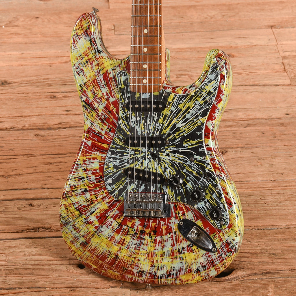 Fender Splattercaster  2003 - Angle 2 | MUSICTONER