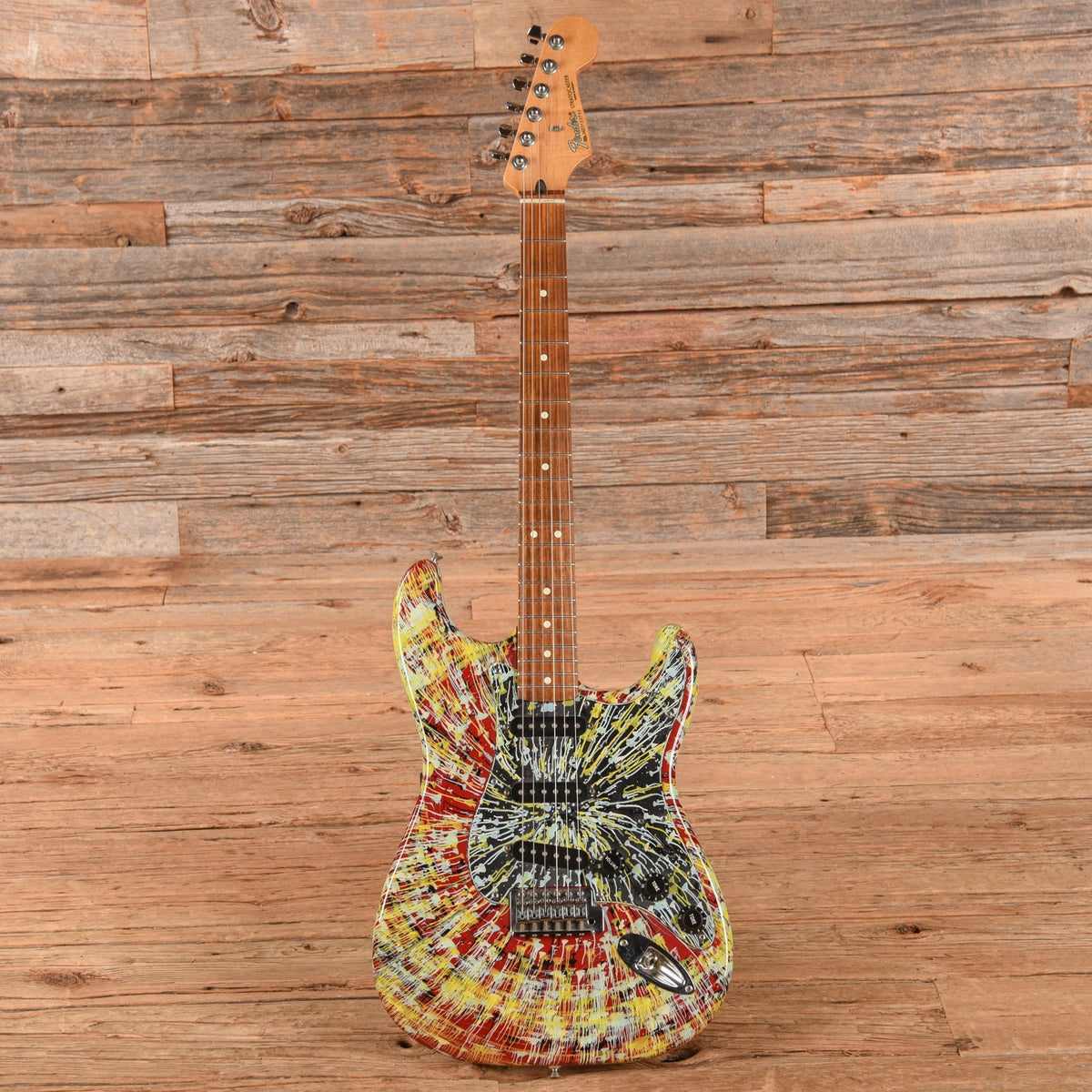 Fender Splattercaster  2003 - Angle 4 | MUSICTONER