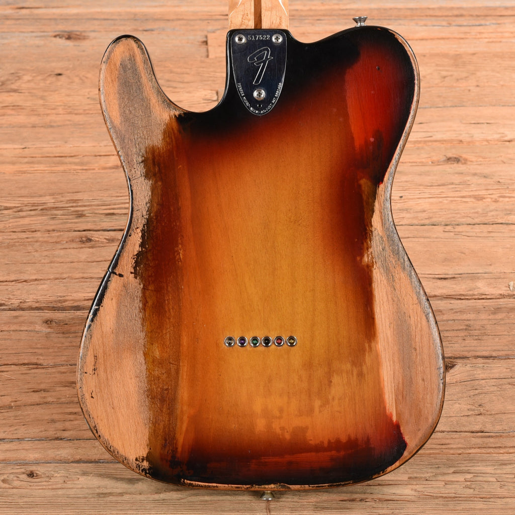 Fender Telecaster Custom Sunburst 1974 - Angle 3 | MUSICTONER