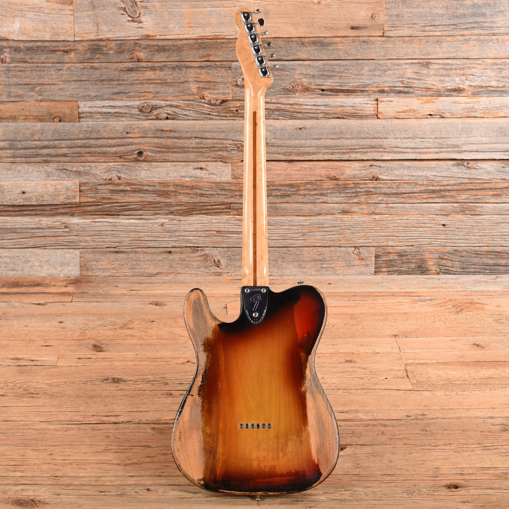 Fender Telecaster Custom Sunburst 1974 - Angle 5 | MUSICTONER