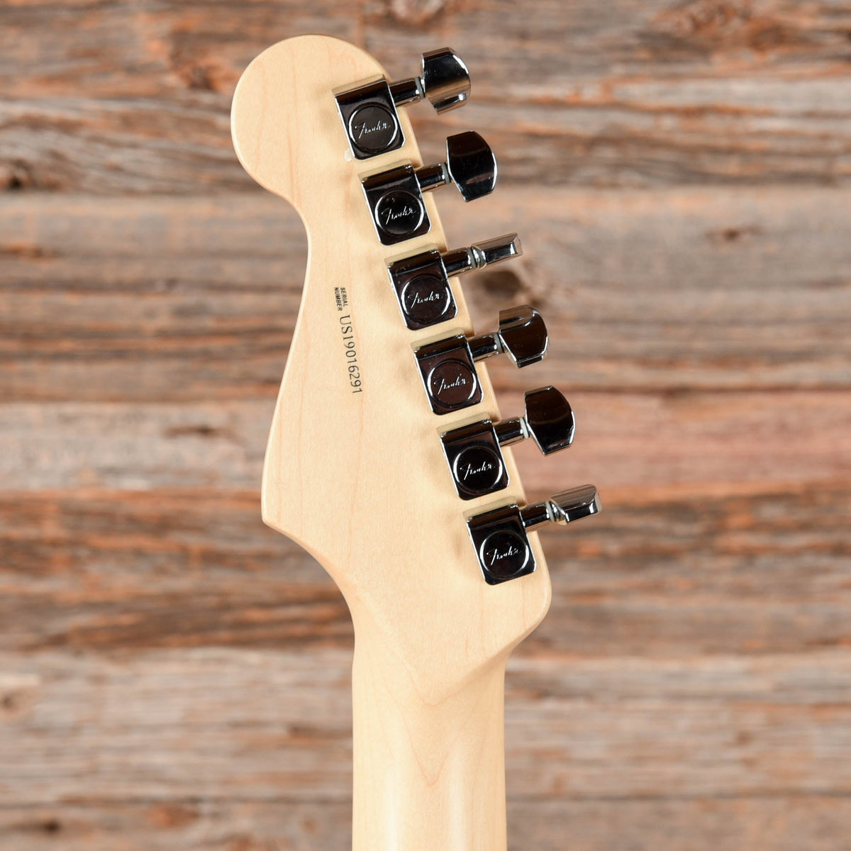 Fender American Standard Stratocaster Neck with Unknown Fender Body Lake Placid Blue - Angle 7 | MUSICTONER