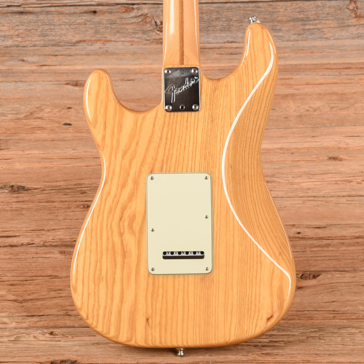 Fender American Standard Stratocaster Neck with Unknown Fender Body Natural - Angle 3 | MUSICTONER