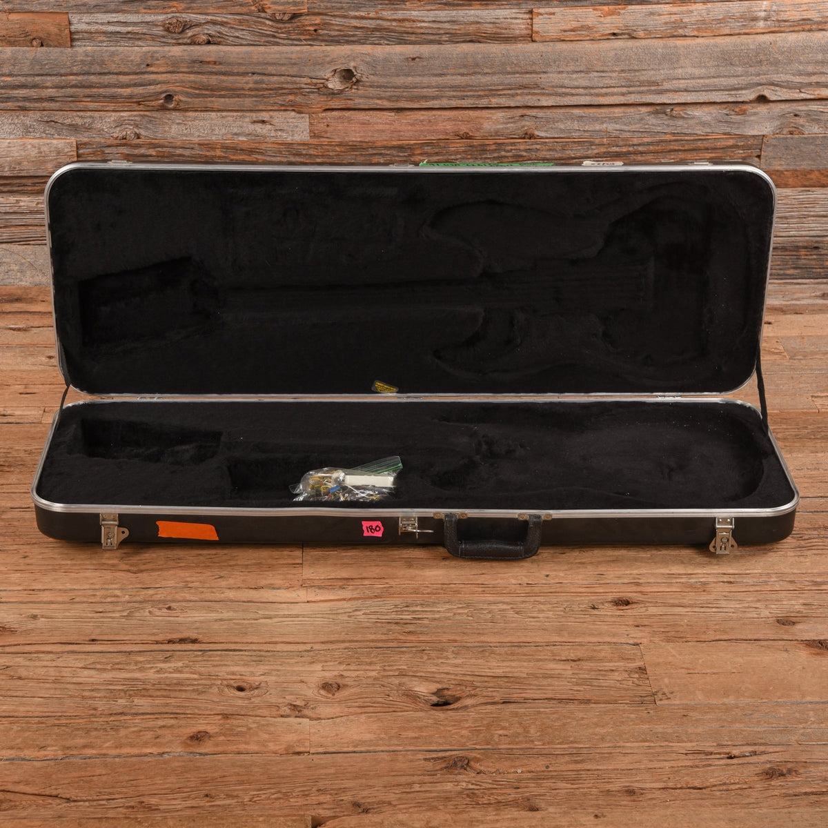 Fender American Standard Stratocaster Neck with Unknown Squier Body Black - Angle 9 | MUSICTONER