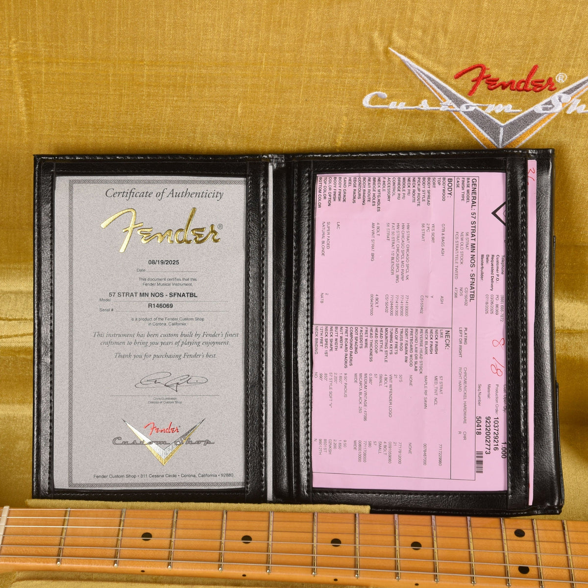 Fender Custom Shop 1957 Stratocaster "Chicago Special" NOS Super Faded Natural Blonde