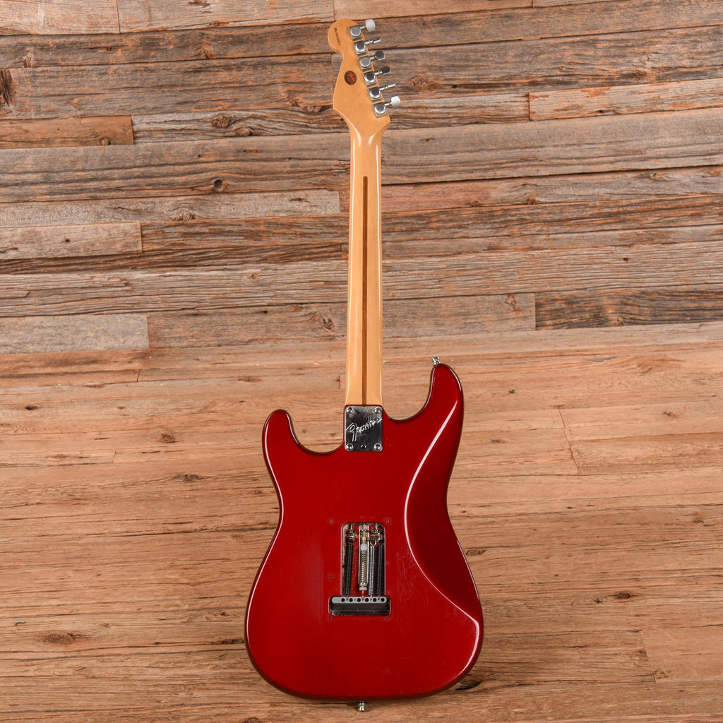 Fender Deluxe Stratocaster Plus With Unknown Body Crimson Red 1996 - Angle 5 | MUSICTONER