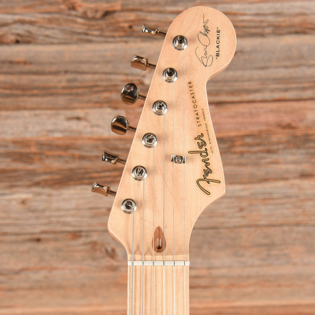 Fender Eric Clapton Strat Neck w/Unknown Body Olympic White - Angle 6 | MUSICTONER