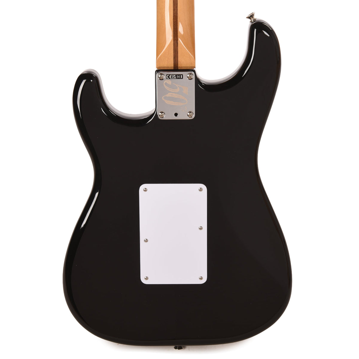 Fender Limited Edition 50th Anniversary Dave Murray Stratocaster Black - Angle 3 | MUSICTONER