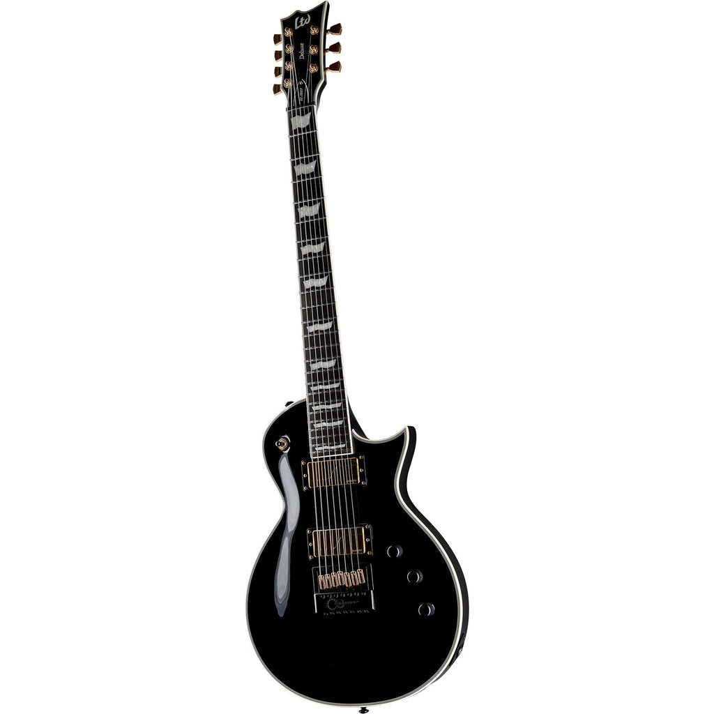 ESP LTD EC-1007 Baritone Evertune Electric Guitar, Black - View 3 | MusicMarket
