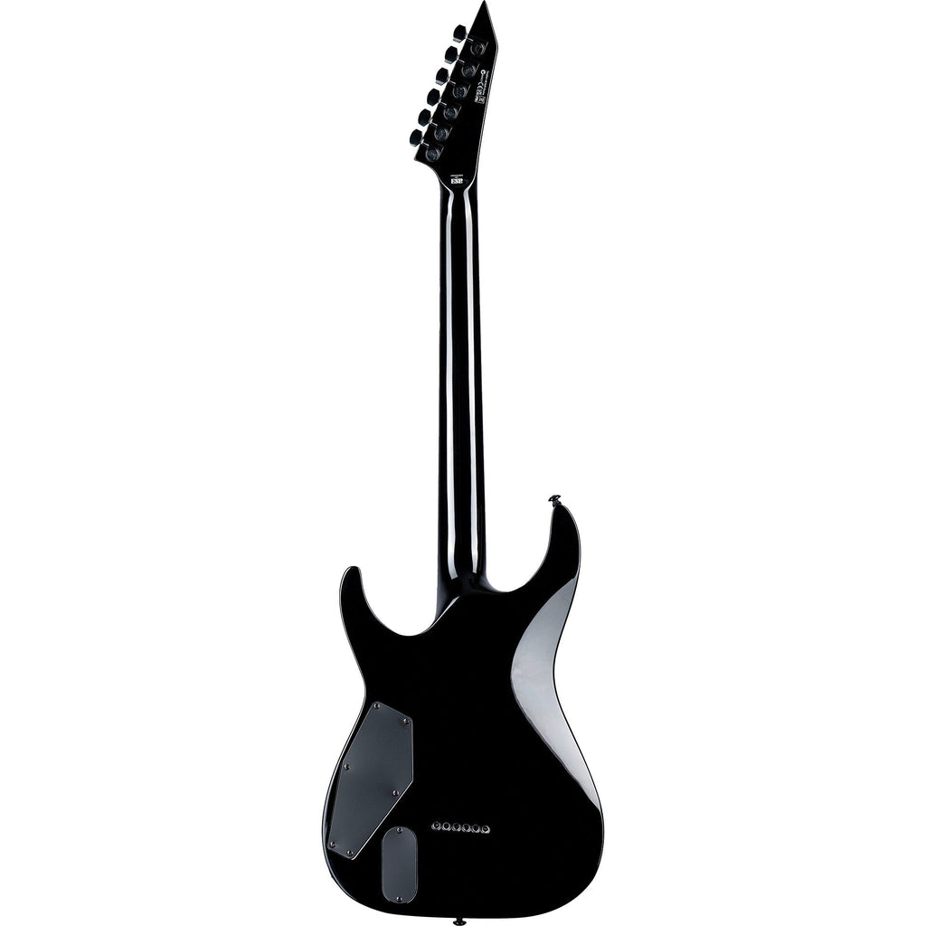 ESP LTD MH-1000NT Flamed Maple Electric Guitar, Charcoal Burst - View 4 | MusicMarket