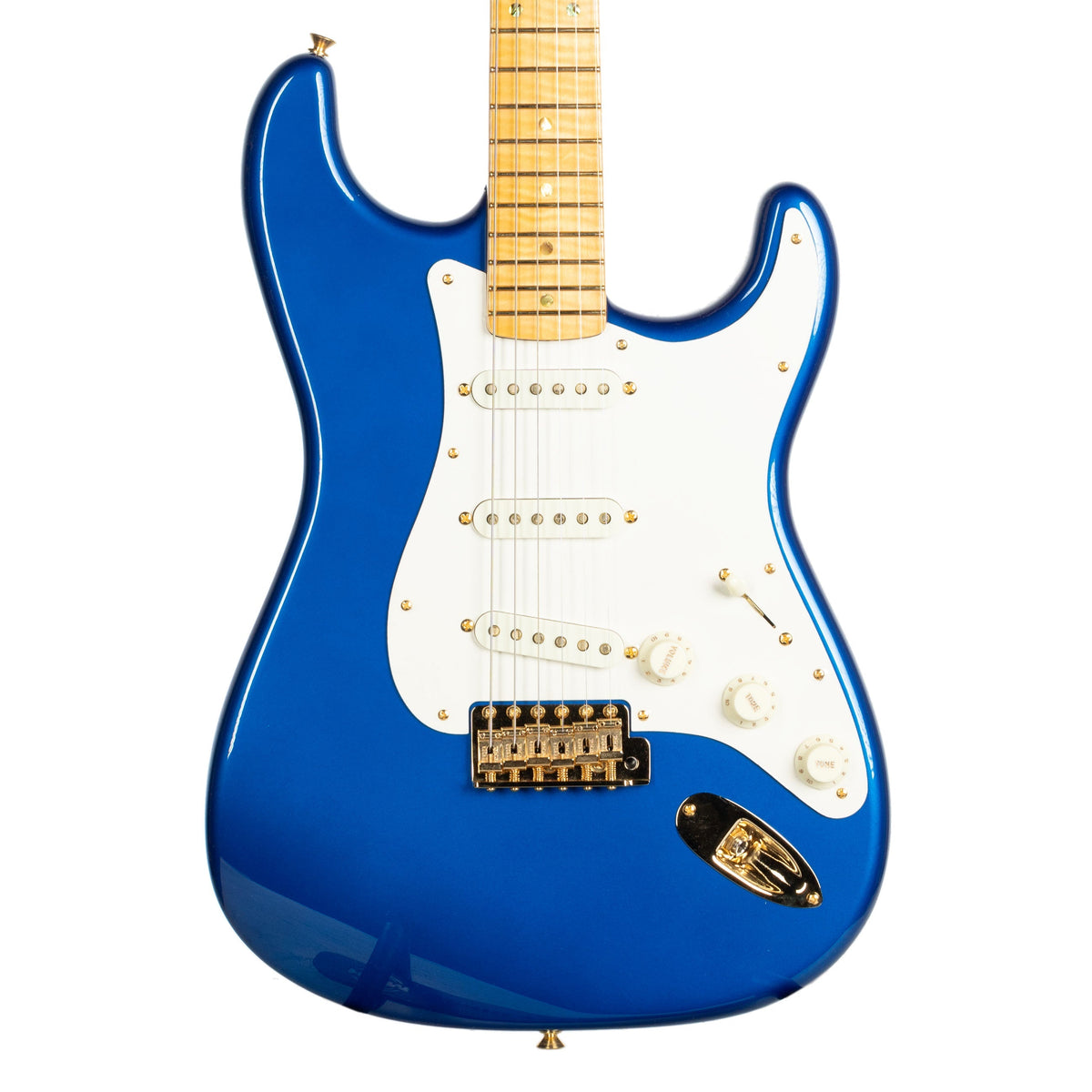 Fender Custom Shop 70th Anniversary Strat NOS - Bright Sapphire Metallic - MusicMarket
