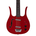 Danelectro Red Hot Longhorn Semi-hollowbody Bass Guitar - Red - MusicMarket