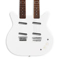 Danelectro Limited Edition 12/6 String Double Neck Electric Guitar - White Pearl - MusicMarket