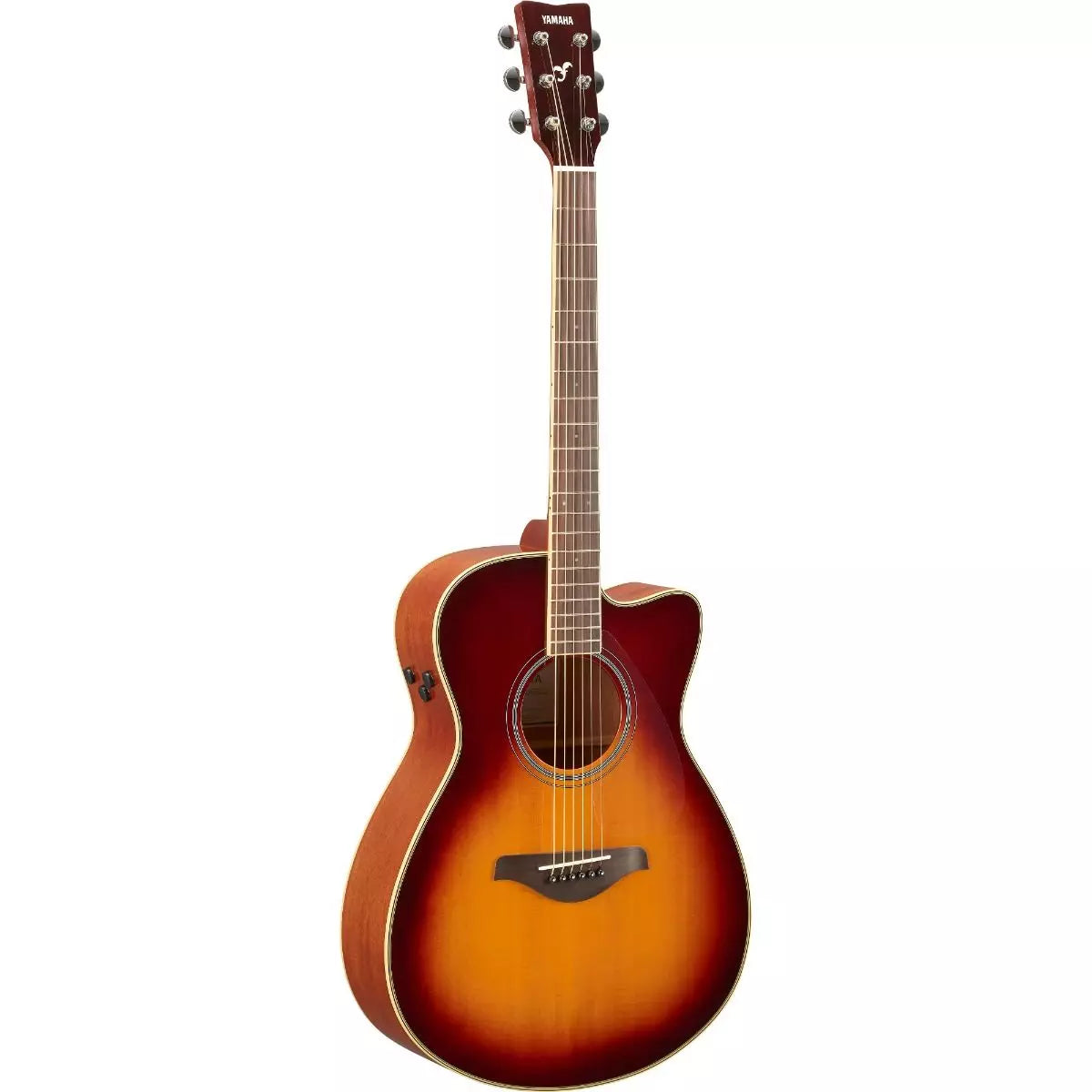 Yamaha FSC-TA TransAcoustic Cutaway Acoustic Electric Guitar - Brown Sunburst - View 2 | MusicMarket