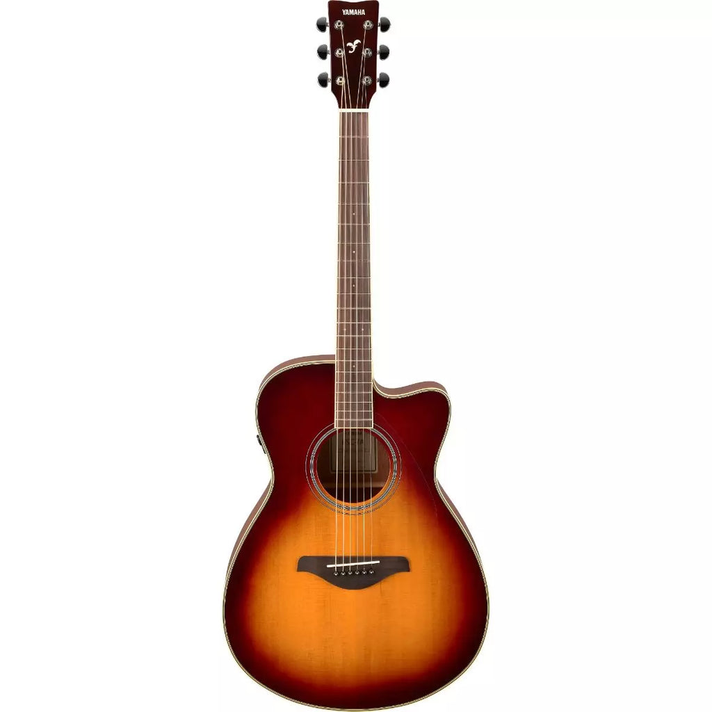 Yamaha FSC-TA TransAcoustic Cutaway Acoustic Electric Guitar - Brown Sunburst - View 4 | MusicMarket