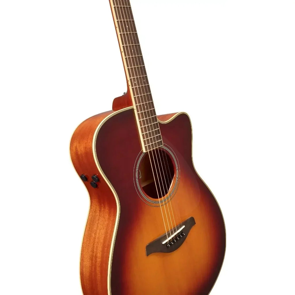Yamaha FSC-TA TransAcoustic Cutaway Acoustic Electric Guitar - Brown Sunburst - View 6 | MusicMarket