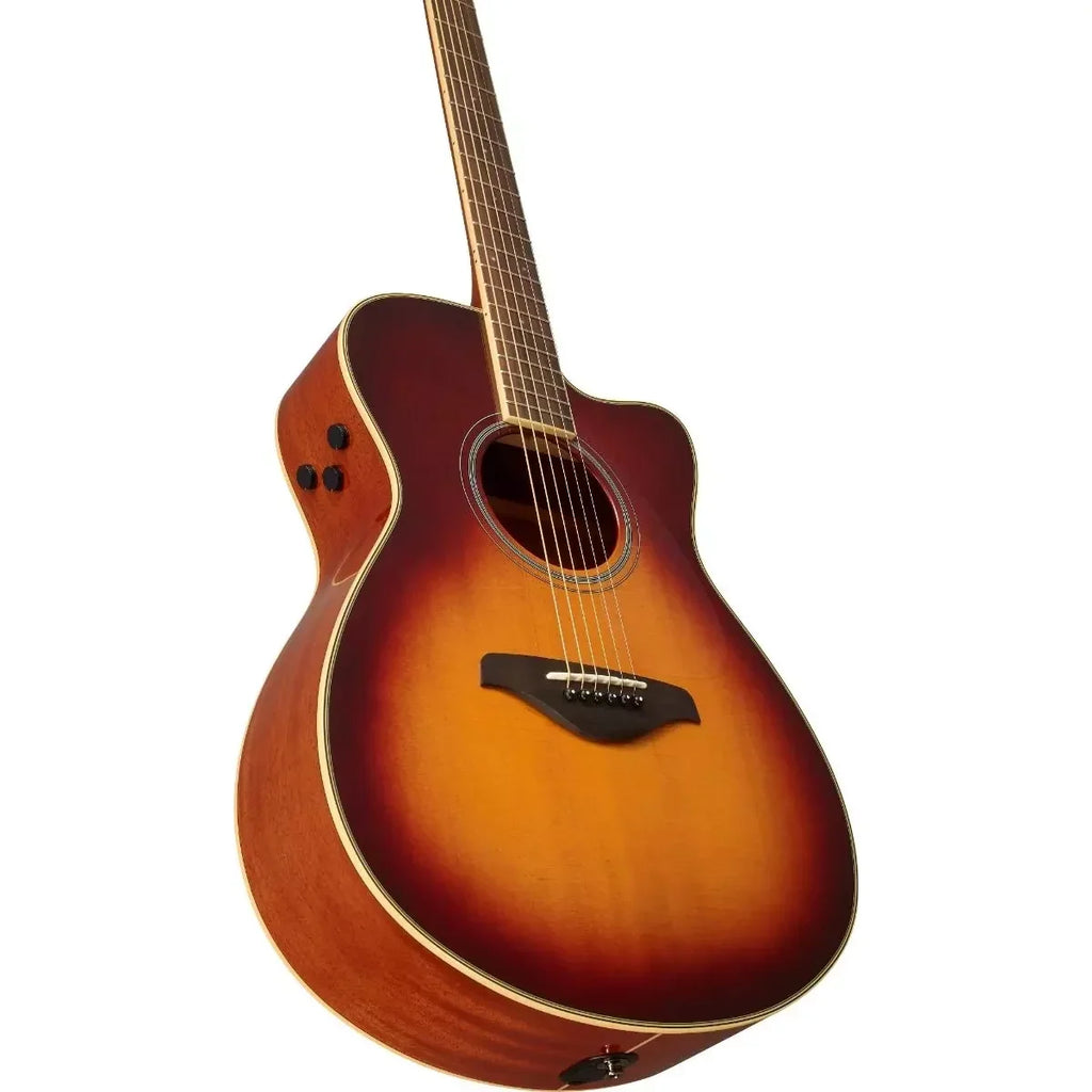 Yamaha FSC-TA TransAcoustic Cutaway Acoustic Electric Guitar - Brown Sunburst - View 5 | MusicMarket