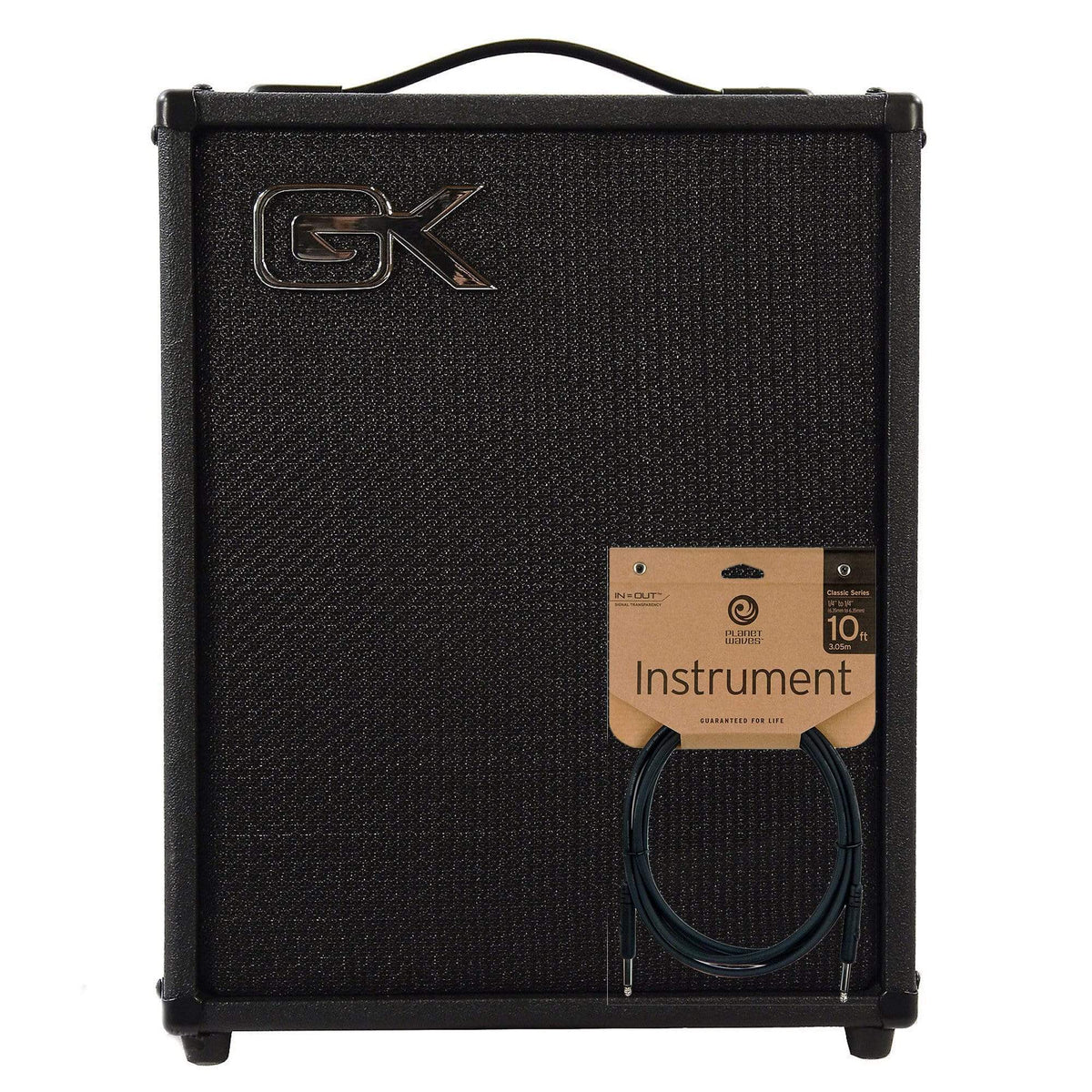 Gallien-Krueger MB-108 Ultra Light Bass Combo 25W 1x8" Cable Bundle
