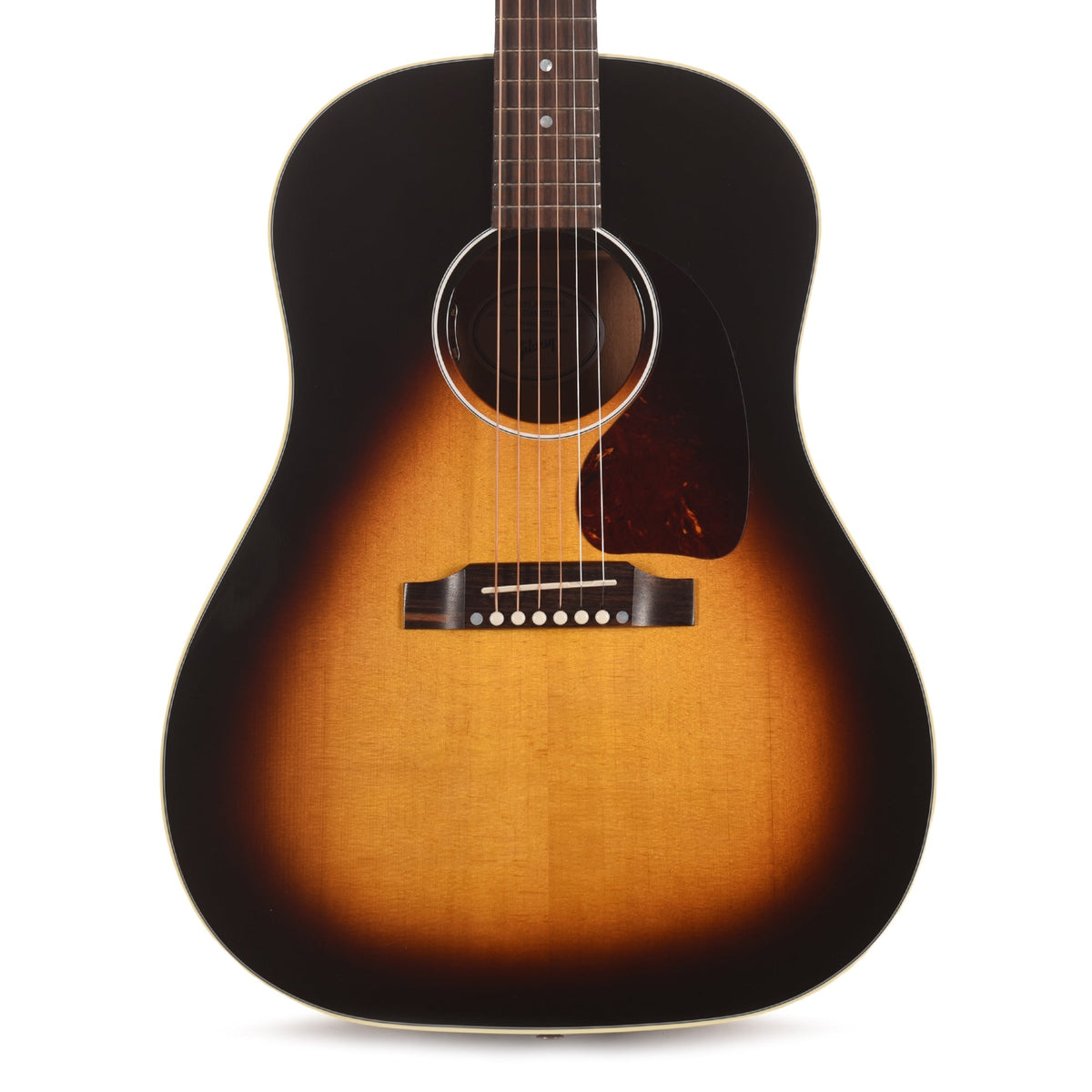 Gibson Modern J-45 Standard Vintage Sunburst - Angle 2 | MUSICTONER