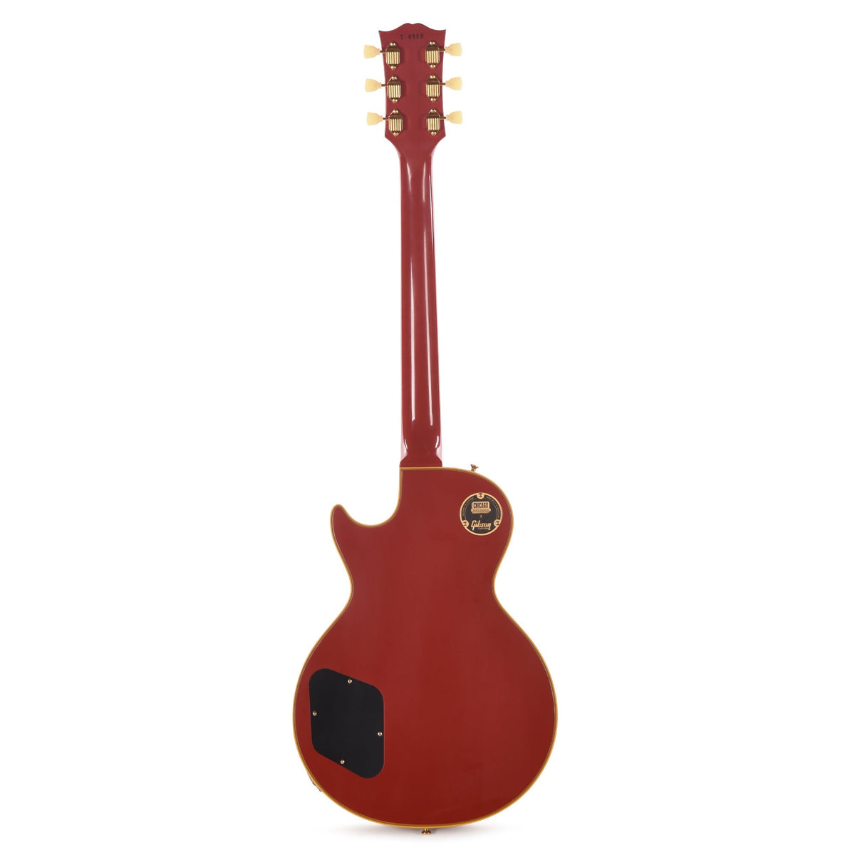 Gibson Custom Shop 1957 Les Paul Custom "CME Spec" Heavy Antique Cardinal Red VOS w/'59 - Angle 5 | MUSICTONER