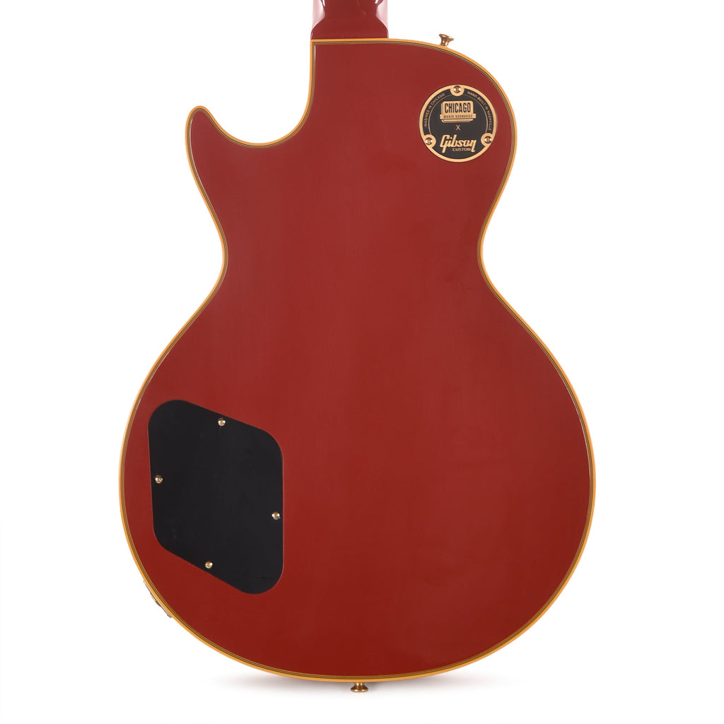 Gibson Custom Shop 1957 Les Paul Custom "CME Spec" Heavy Antique Cardinal Red VOS w/'59 - Angle 3 | MUSICTONER