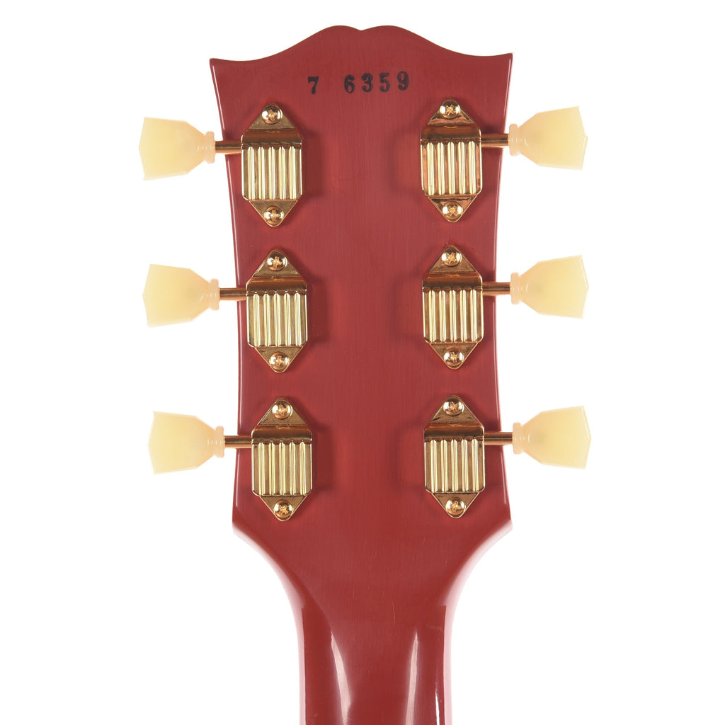Gibson Custom Shop 1957 Les Paul Custom "CME Spec" Heavy Antique Cardinal Red VOS w/'59 - Angle 7 | MUSICTONER