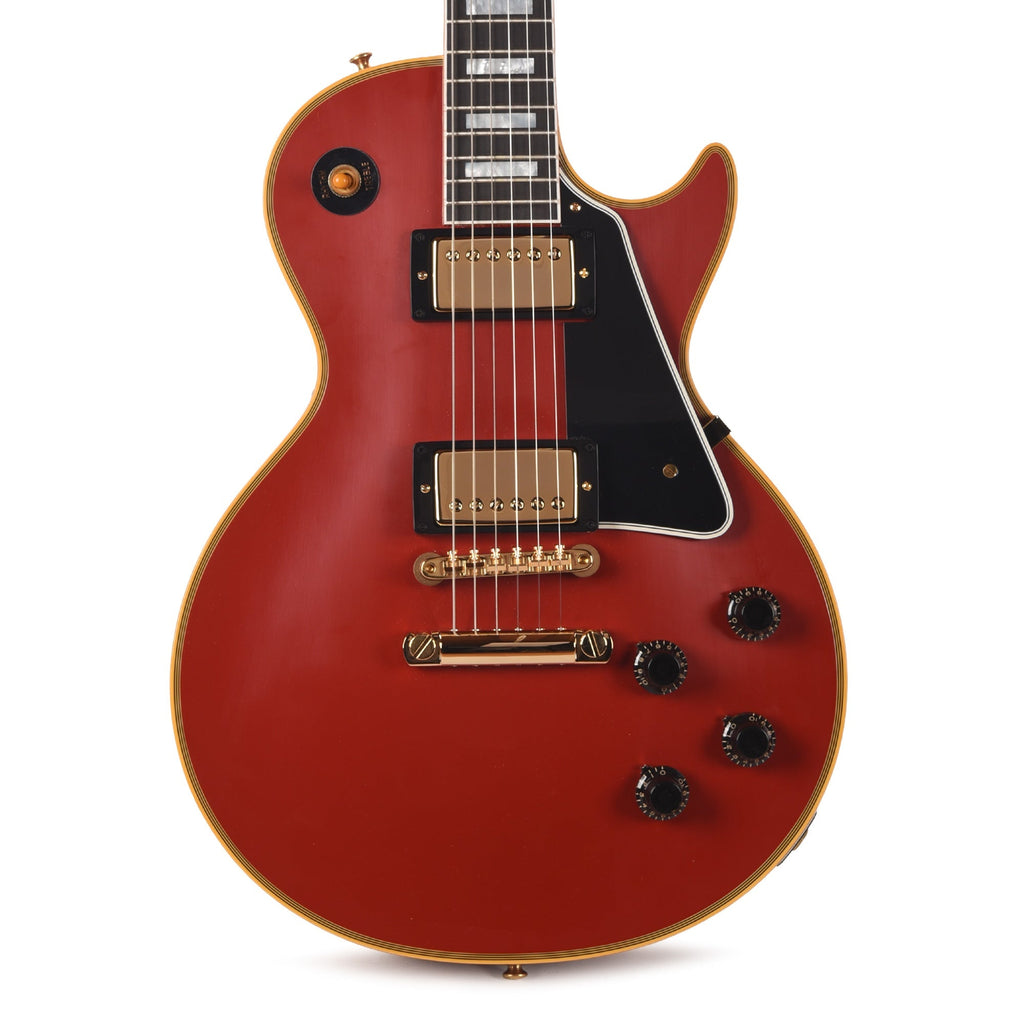 Gibson Custom Shop 1957 Les Paul Custom "CME Spec" Heavy Antique Cardinal Red VOS w/'59 - Angle 2 | MUSICTONER