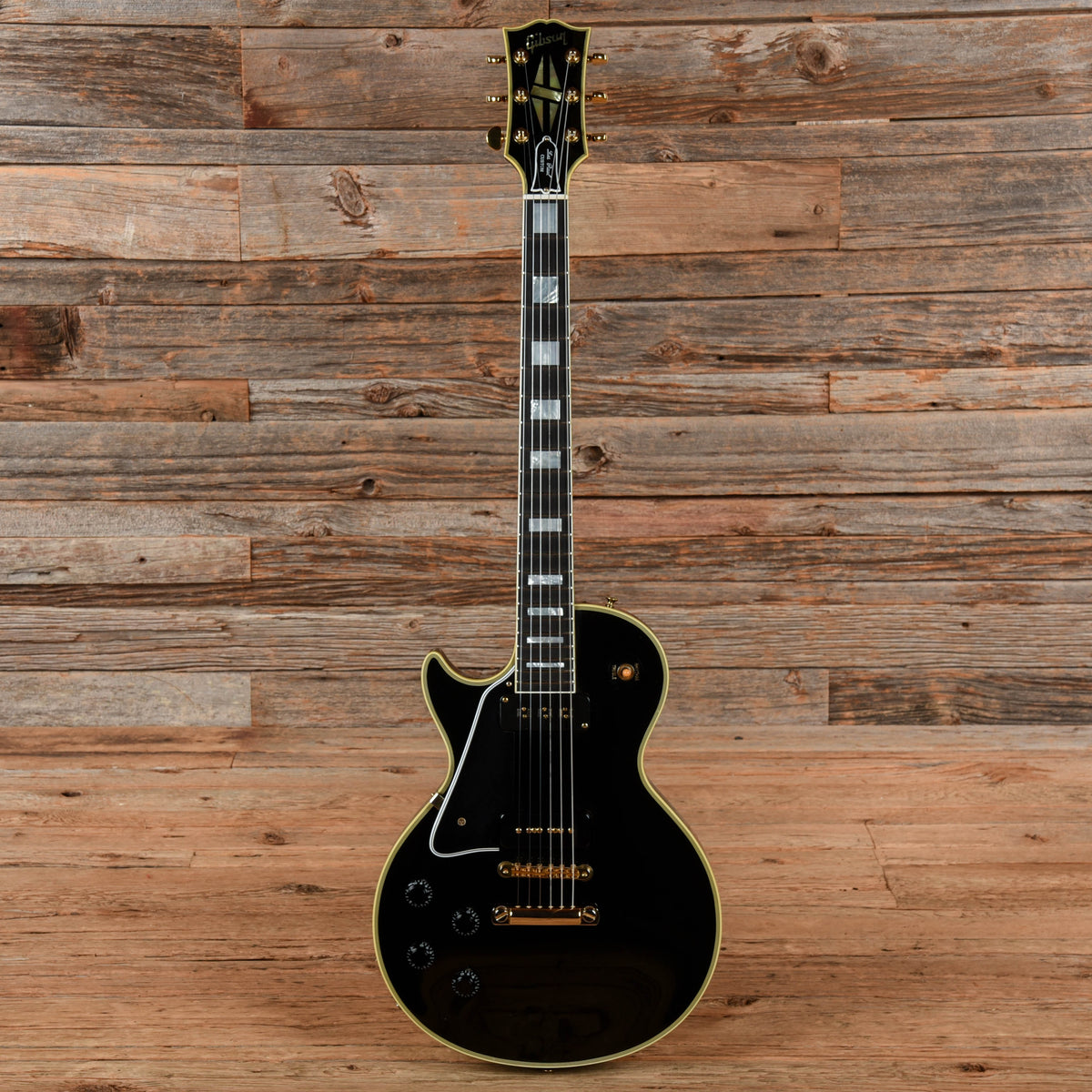 Gibson Custom Shop Historic Collection '54 Les Paul Ebony 2005 LEFTY - Angle 4 | MUSICTONER