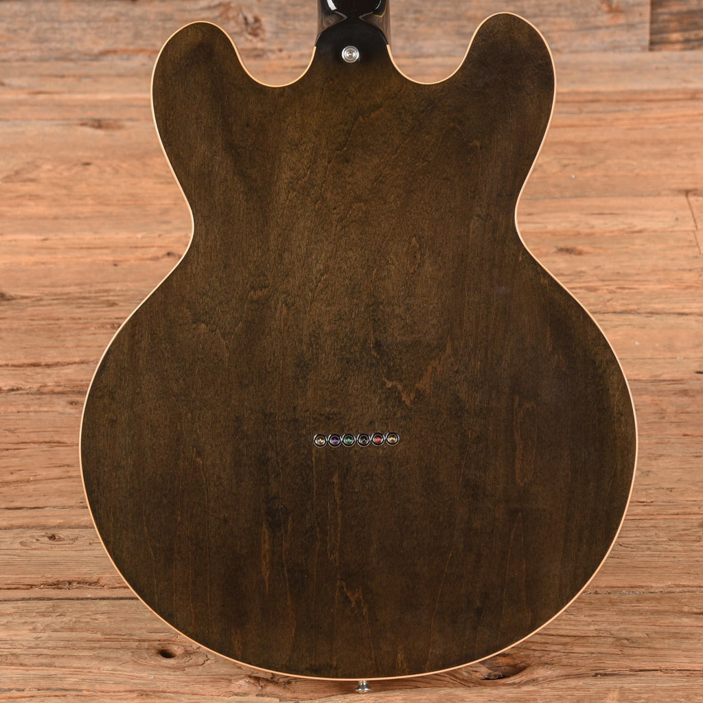 Gibson Prototype ES-335 String Through Mocha Brown 2021 - Angle 3 | MUSICTONER