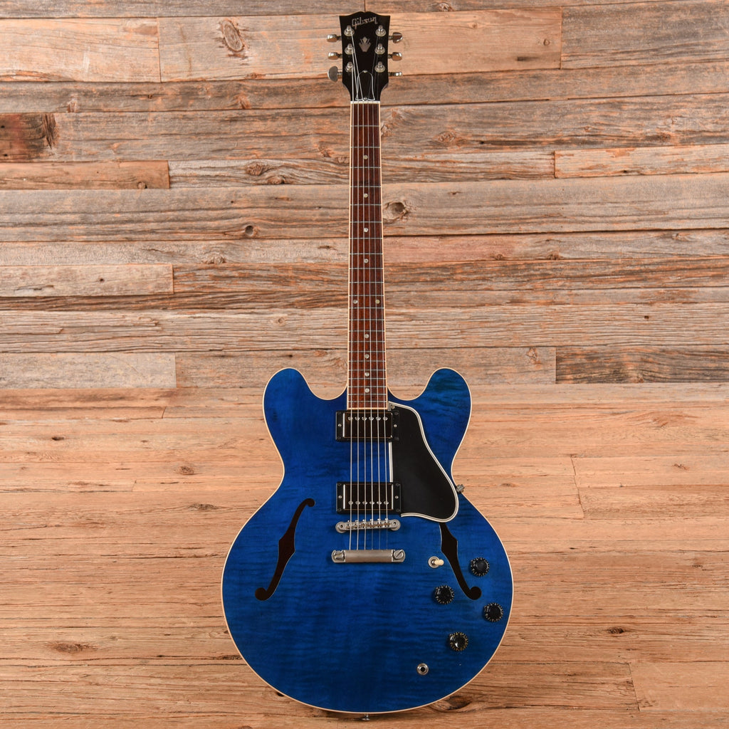 Gibson ES-335 Dot Figured Beale Street Blue 2008