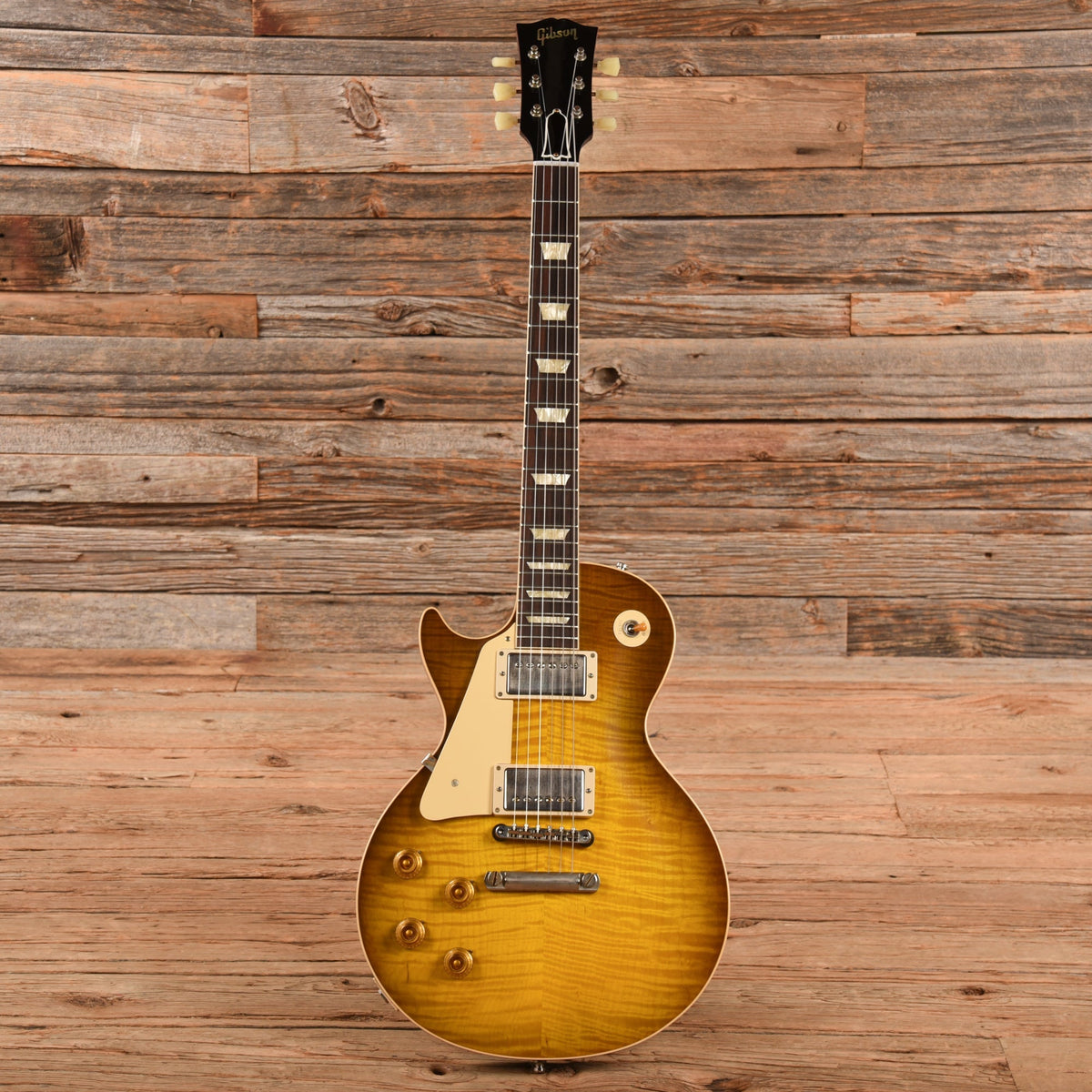 Gibson Custom 60th Anniversary 59 Les Paul Standard Lemon Burst 2020 LEFTY