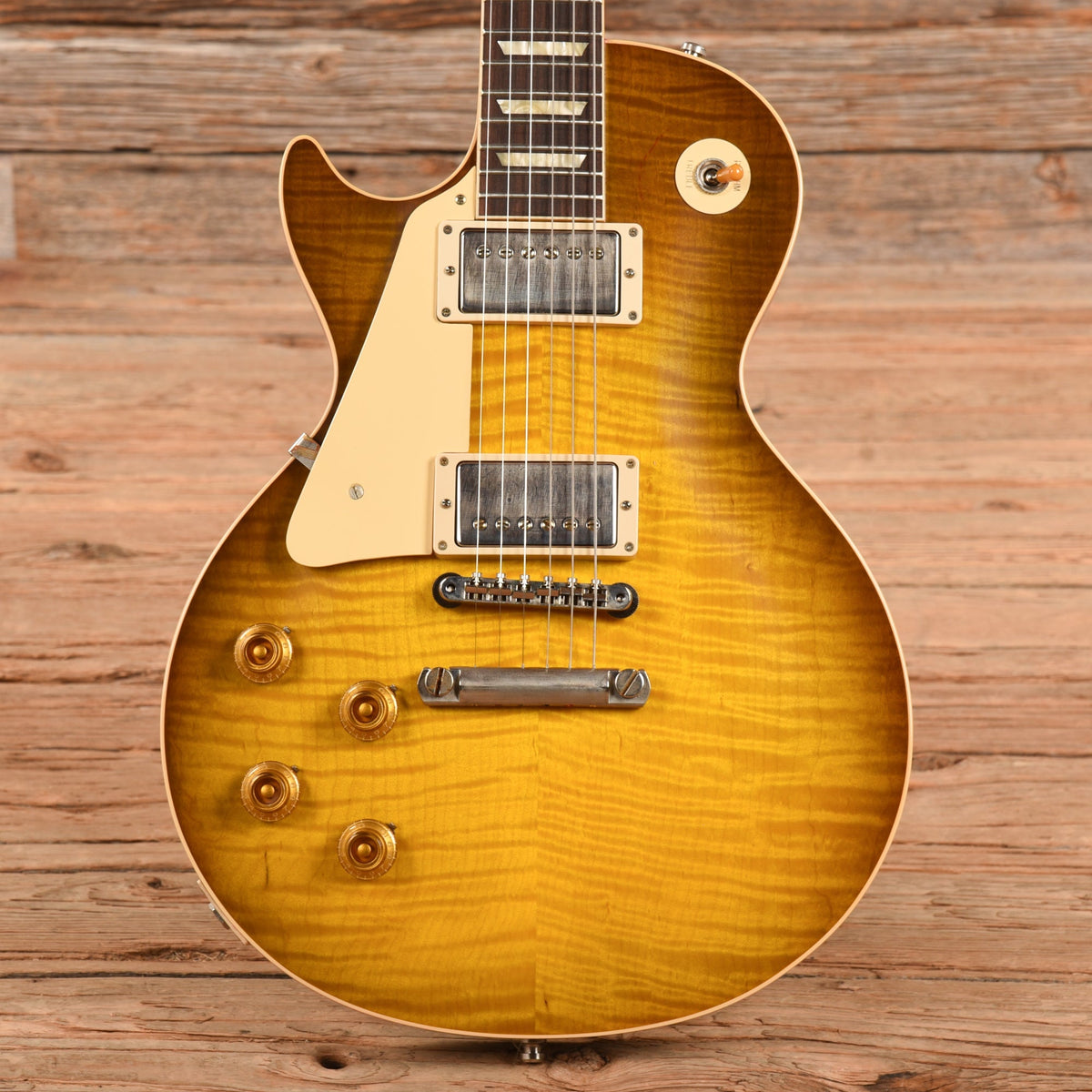 Gibson Custom 60th Anniversary 59 Les Paul Standard Lemon Burst 2020 LEFTY