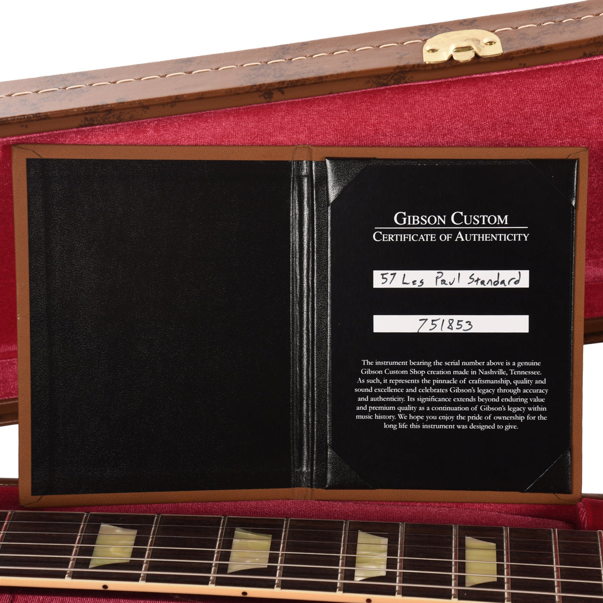 Gibson Custom Shop 1957 Les Paul Goldtop "CME Spec" Double Gold Darkback VOS w/59 Carmelita Neck - Angle 9 | MUSICTONER
