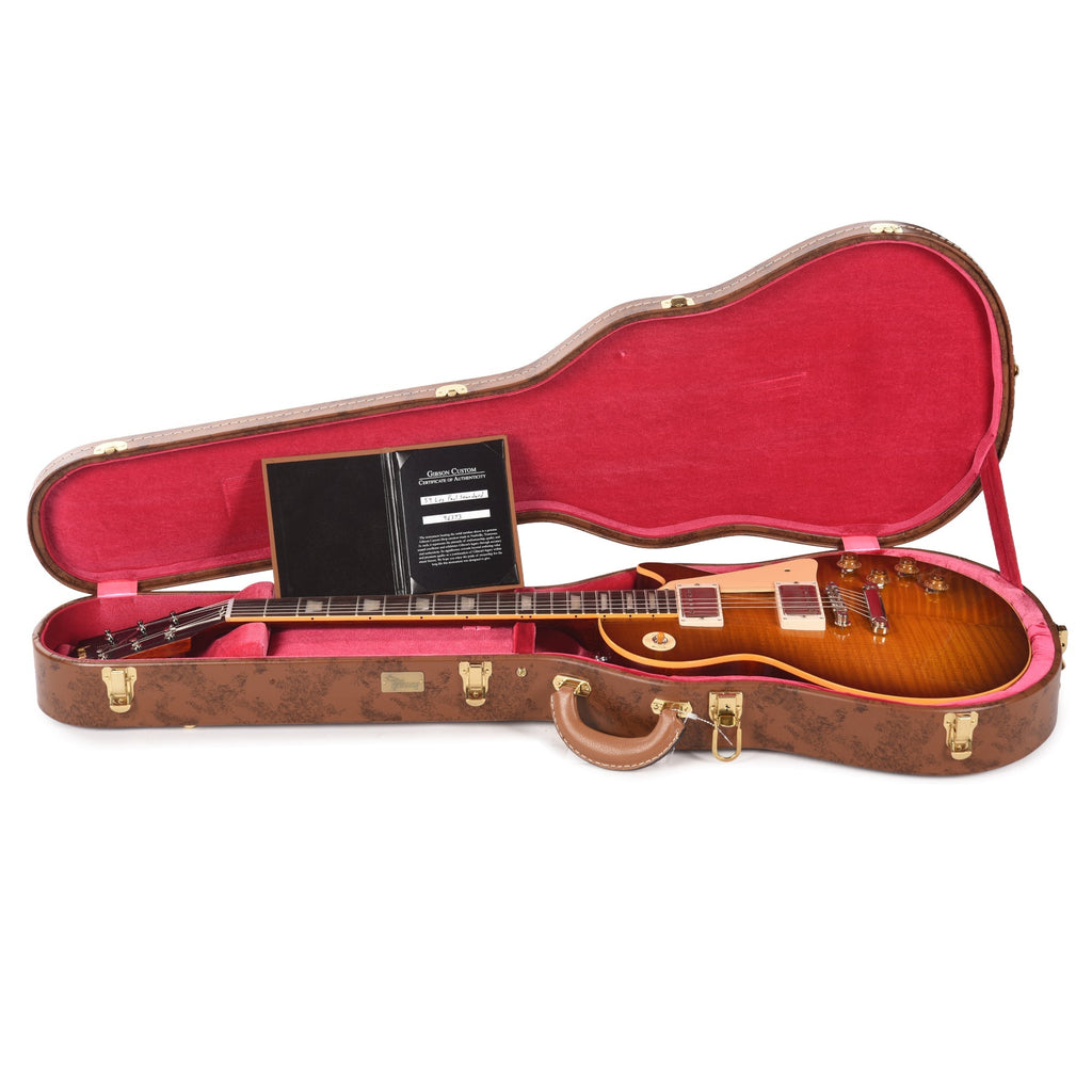 Gibson Custom Shop 1959 Les Paul Standard "CME Spec" Torrefied Maple Golden Poppy VOS w/Super - Angle 8 | MUSICTONER