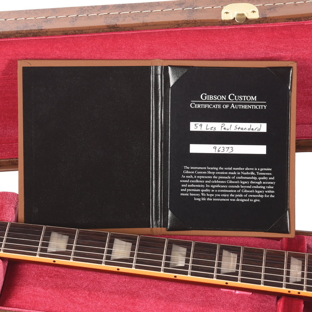 Gibson Custom Shop 1959 Les Paul Standard "CME Spec" Torrefied Maple Golden Poppy VOS w/Super - Angle 9 | MUSICTONER
