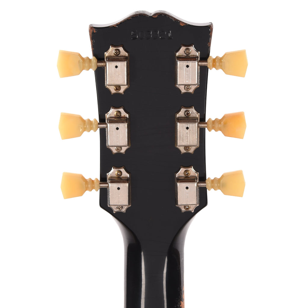 Gibson Custom Shop 1961 Les Paul SG Standard "CME Spec" Antique Ebony Murphy Lab Heavy Aged NH - Angle 7 | MUSICTONER