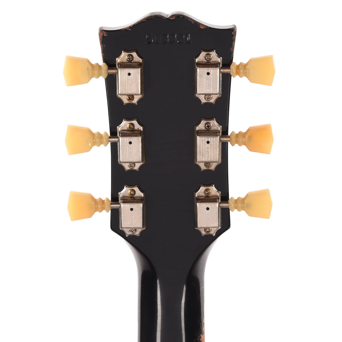 Gibson Custom Shop 1961 Les Paul SG Standard "CME Spec" Antique Ebony Murphy Lab Heavy Aged NH - Angle 7 | MUSICTONER