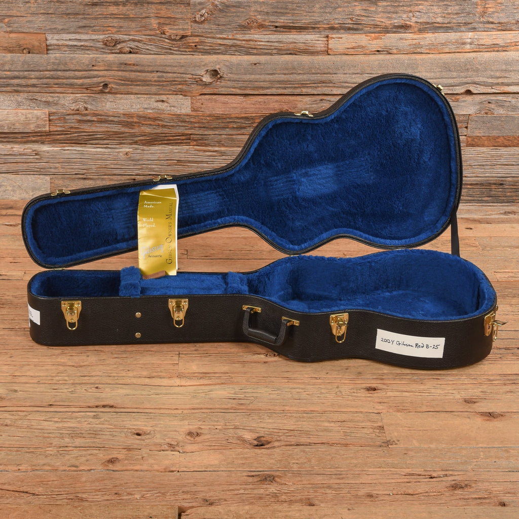 Gibson B-25 Red Sunburst Custom Built for John Oates Sunburst 2010 - John Oates - Angle 9 | MUSICTONER
