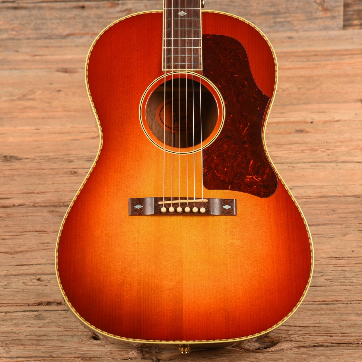 Gibson B-25 Red Sunburst Custom Built for John Oates Sunburst 2010 - John Oates - MUSICTONER