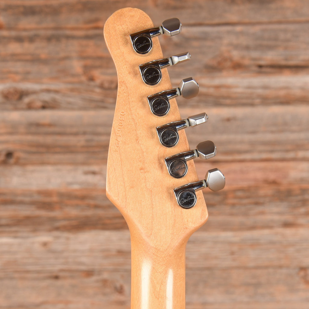 Godin Model SDxt Red - Angle 7 | MUSICTONER