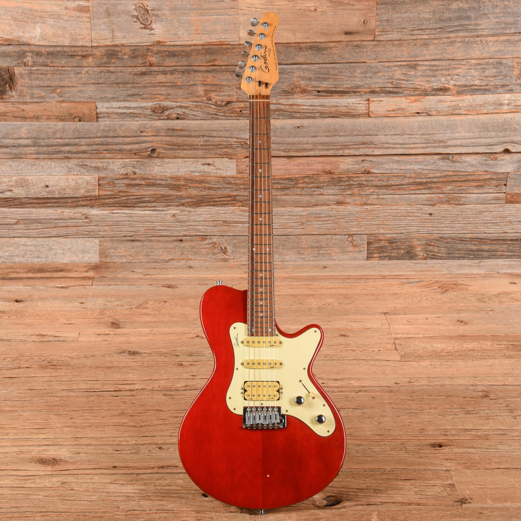 Godin Model SDxt Red - Angle 4 | MUSICTONER