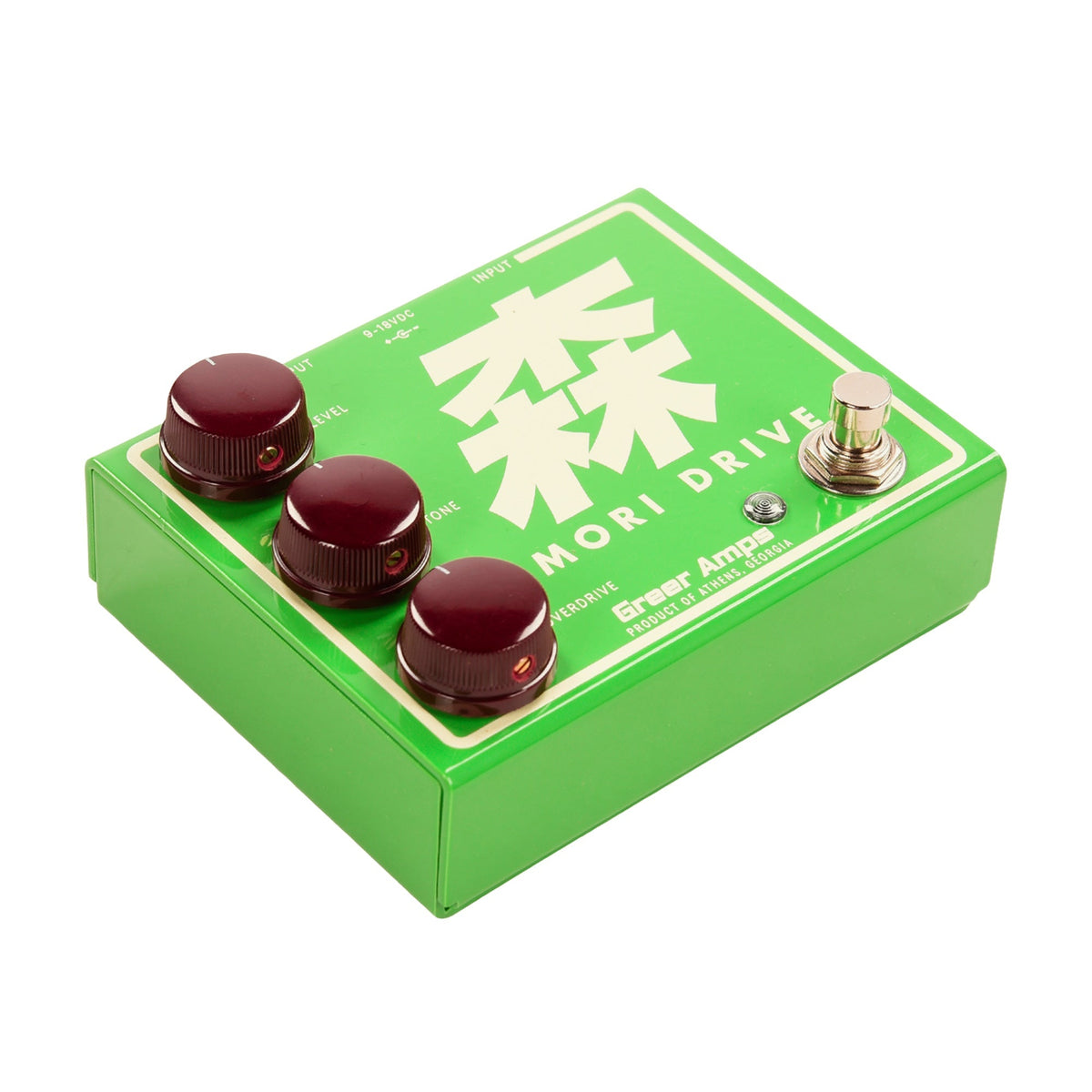Greer Amps Mori Drive Overdrive Pedal - Angle 2 | MUSICTONER